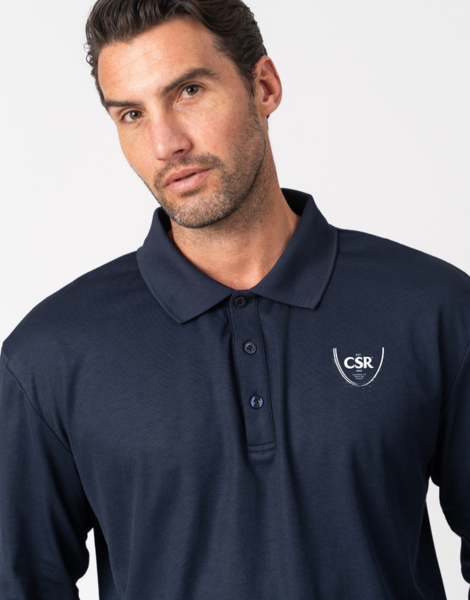 Picture of Mens Signature Long Sleeve Polo