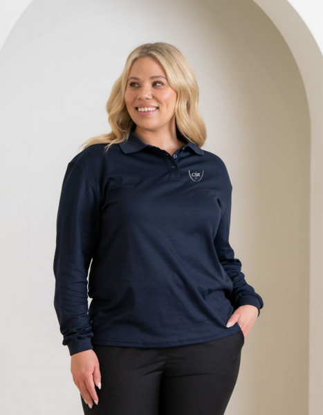 Picture of Ladies Signature Long Sleeve Polo